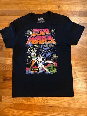 Star Wars Black Duel T-shirt Vintage Style Men’s Size Large